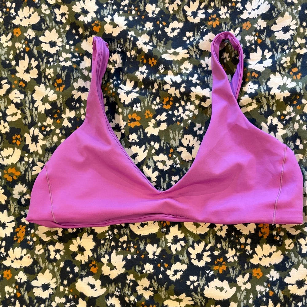 Left On Friday Vibrant Purple Bikini Top